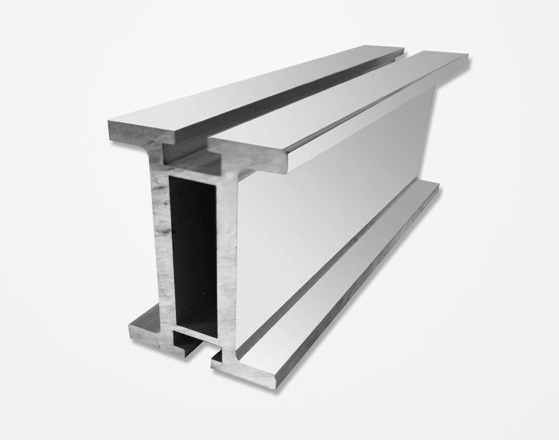 Aluminum profile for rail transit